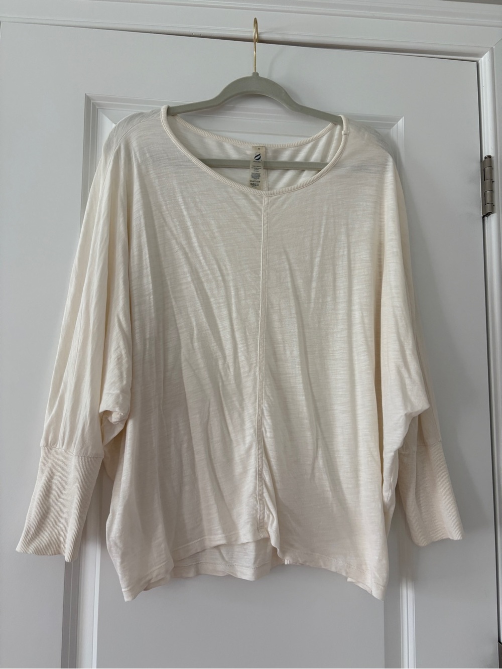 Lou & Grey Cream Relaxed Dolman Long Sleeve Tee
